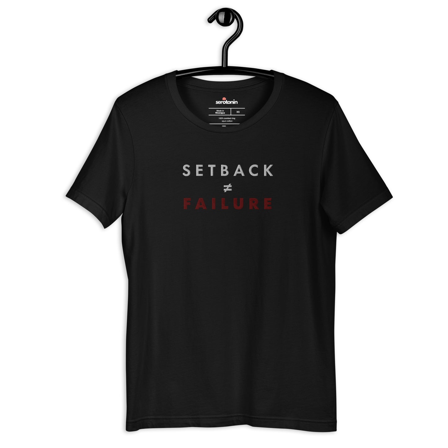 Setback ≠ Failure Unisex t-shirt