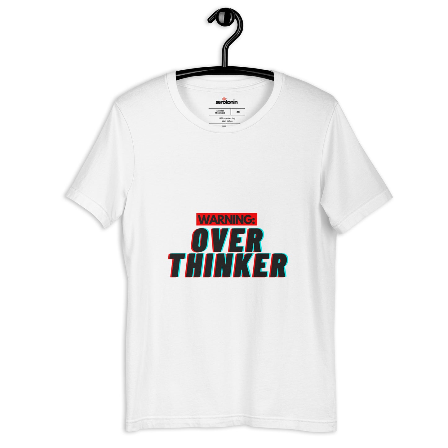 Warning: Overthinker Unisex t-shirt