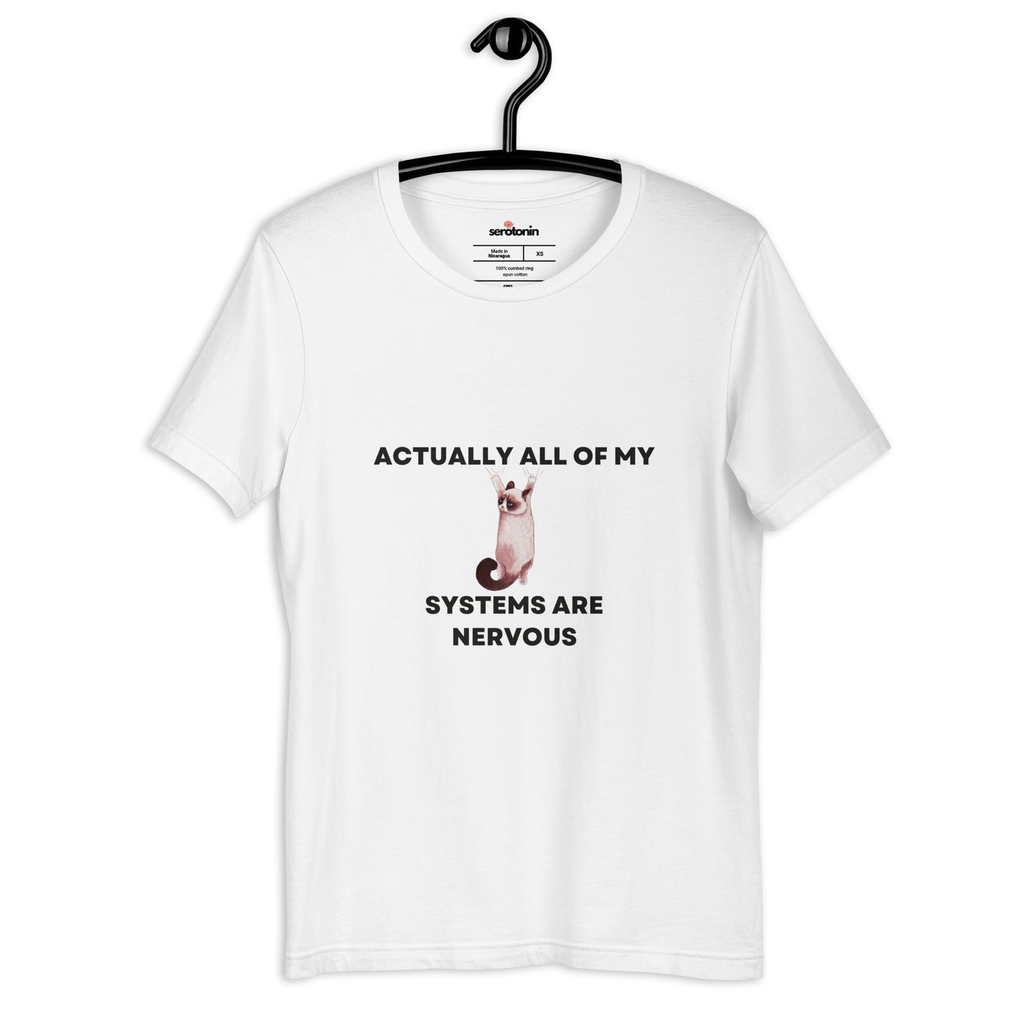 All of my systems are nervous Unisex t-shirt